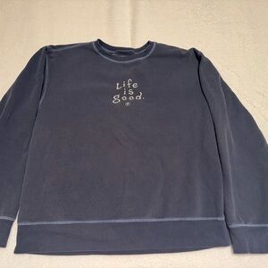 Life is good crew neck